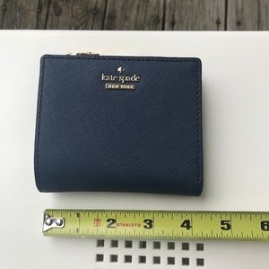 Kate Spade Wallet Azurite Dark Blue Cameron Street